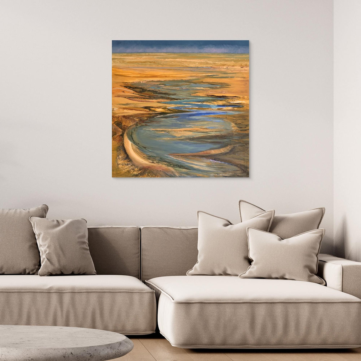 Lake Eyre in the wet season